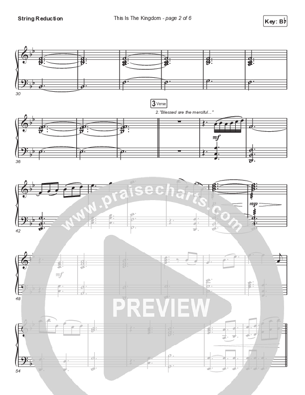 This Is The Kingdom (Choral Anthem SATB) String Reduction (Elevation Worship / Pat Barrett / Arr. Mason Brown)