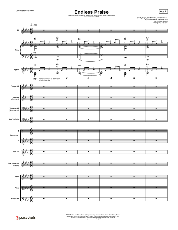 Endless Praise (Sing It Now) Conductor's Score (Charity Gayle / Arr. Luke Gambill)