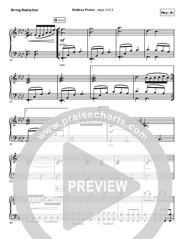 Endless Praise (Sing It Now) String Reduction (Charity Gayle / Arr. Luke Gambill)