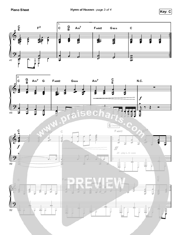 Hymn Of Heaven (Worship Choir SAB) Piano Sheet (Phil Wickham / Arr. Luke Gambill)