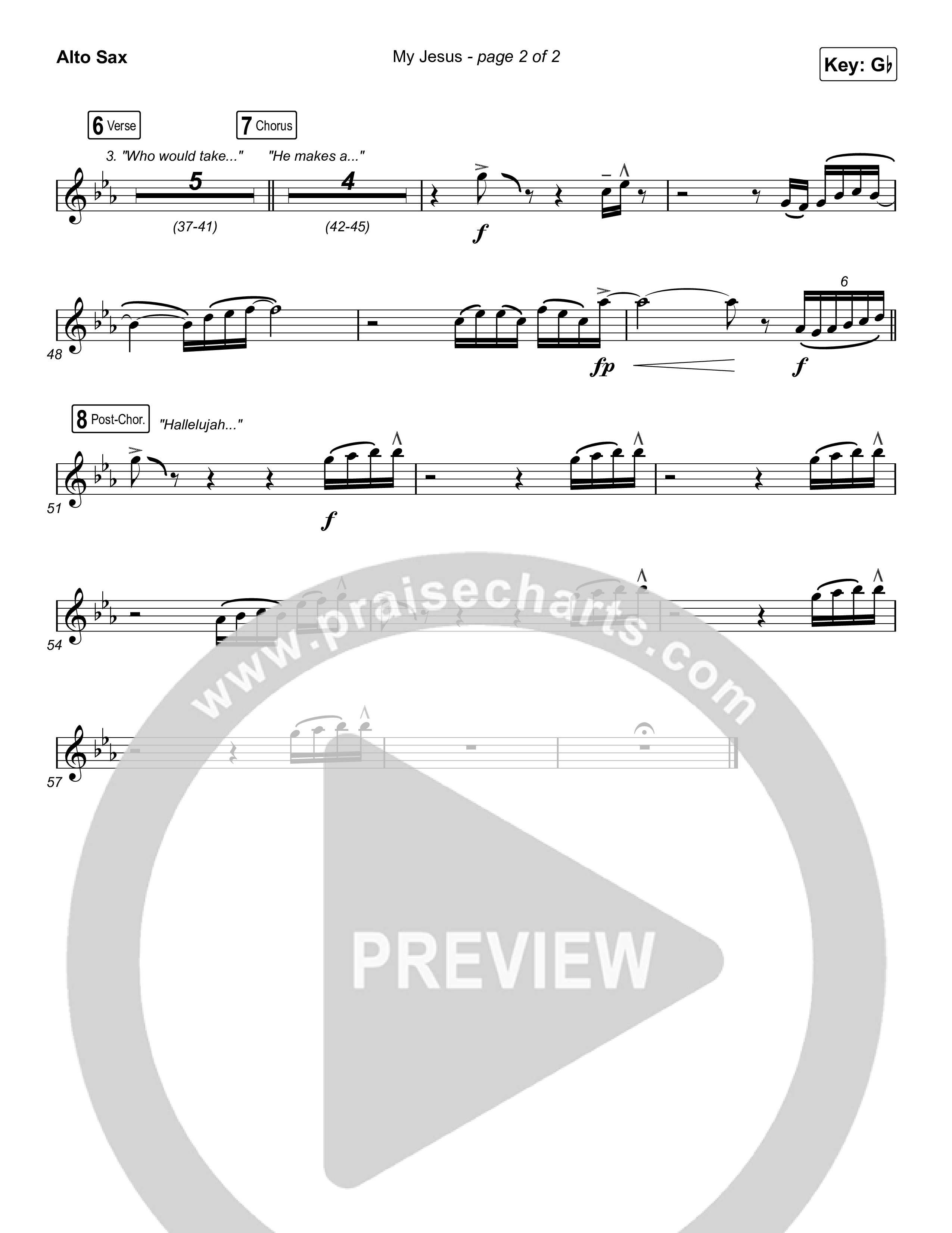 My Jesus (Choral Anthem SATB) Sax Pack (Anne Wilson / Arr. Luke Gambill)