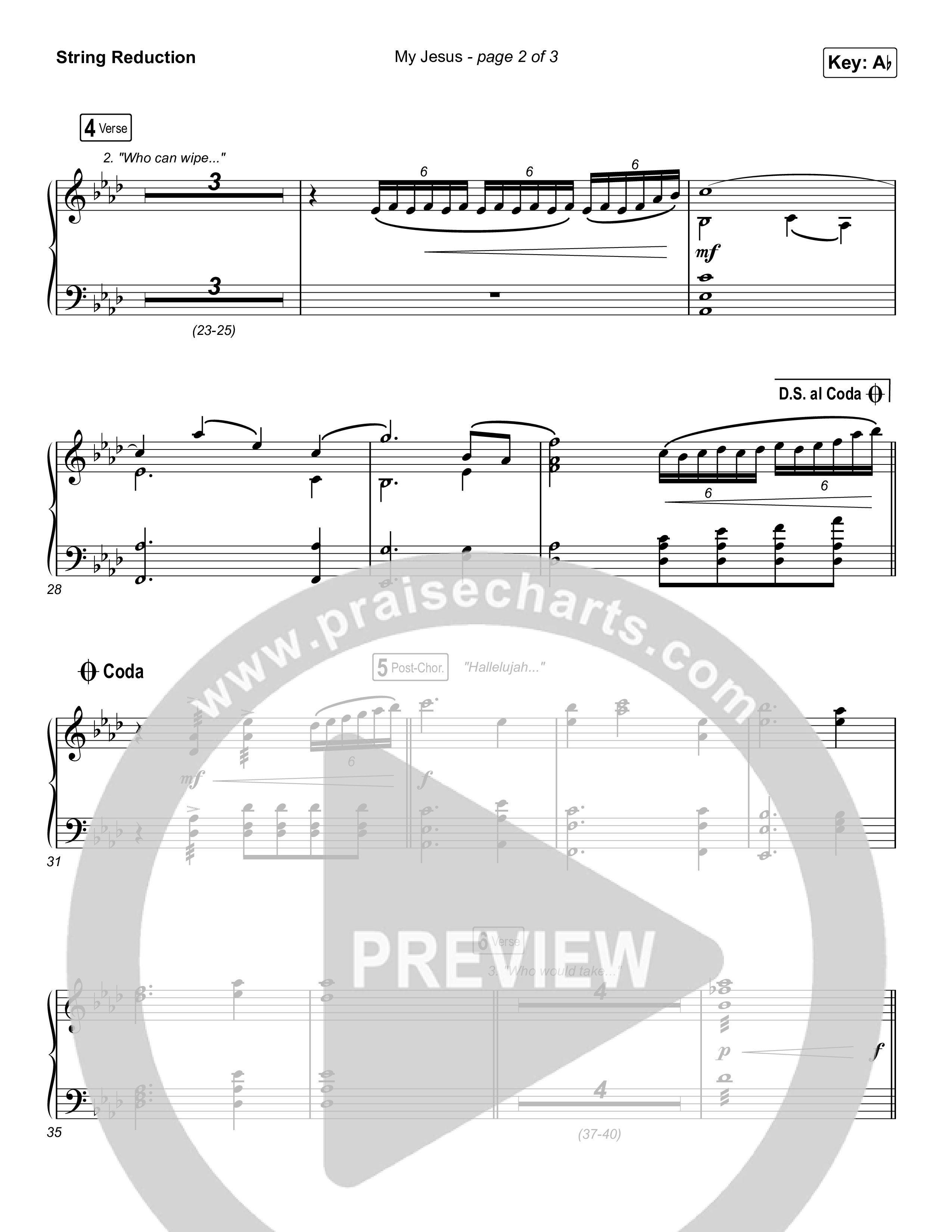 My Jesus (Sing It Now SATB) String Reduction (Anne Wilson / Arr. Luke Gambill)