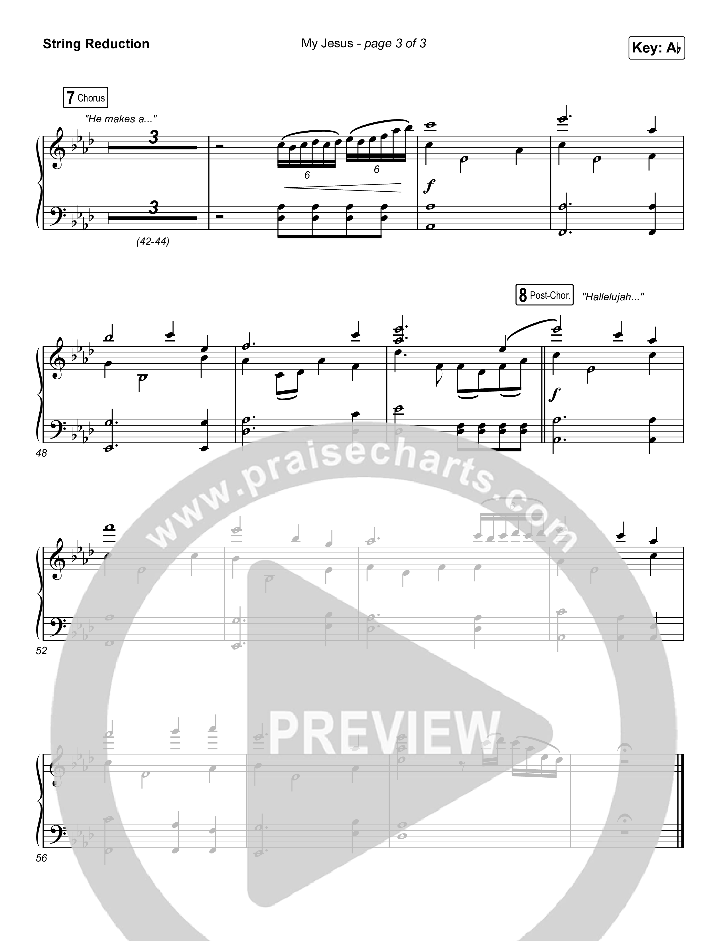 My Jesus (Sing It Now SATB) String Reduction (Anne Wilson / Arr. Luke Gambill)