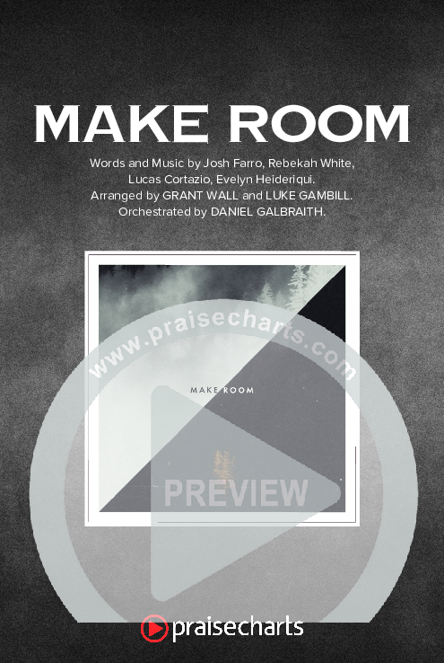 Make Room (Worship Choir SAB) Octavo Cover Sheet (Community Music / Arr. Luke Gambill)