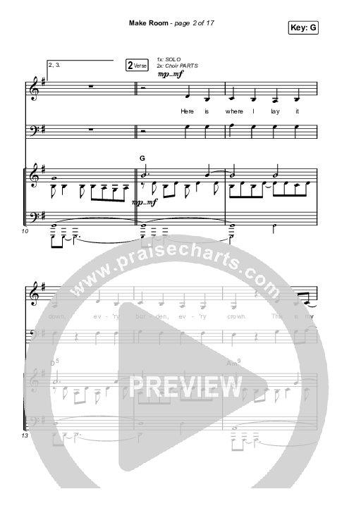 Make Room (Choral Anthem SATB) Octavo (SATB & Pno) (Community Music / Arr. Luke Gambill)