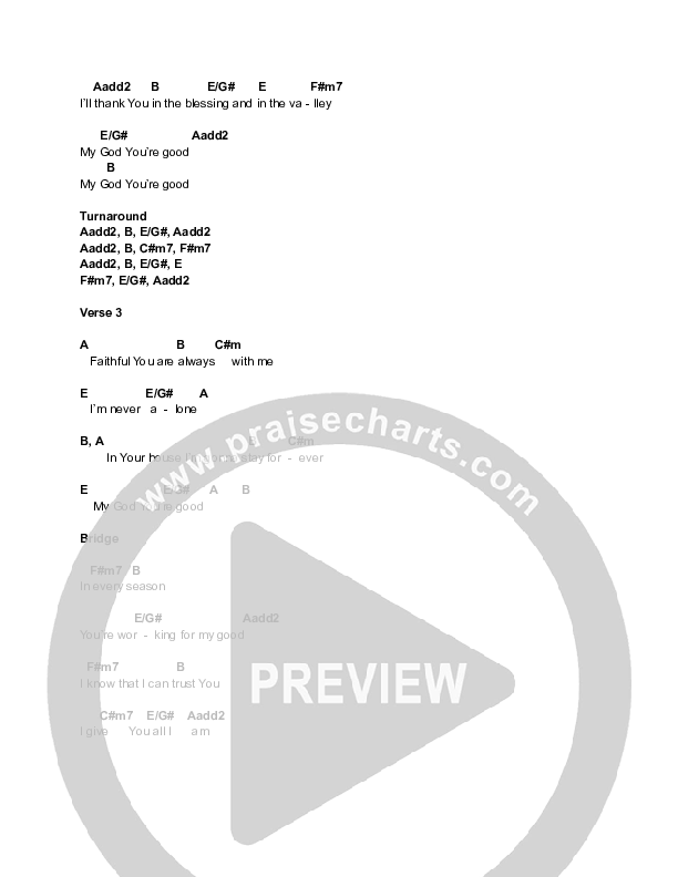Heartaches And Hilltops Chord Chart (Equippers Worship)