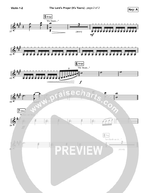 The Lord's Prayer (It's Yours) String Pack (Matt Maher)