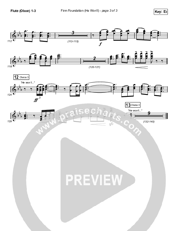 Firm Foundation (He Won't) (Sing It Now SATB) Wind Pack (Cody Carnes / Arr. Luke Gambill)