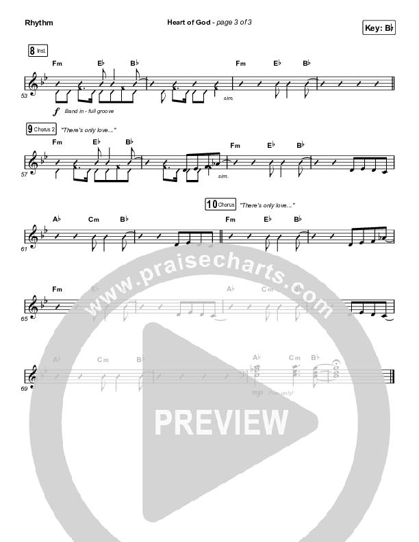 Heart Of God Rhythm Pack (Zach Williams)