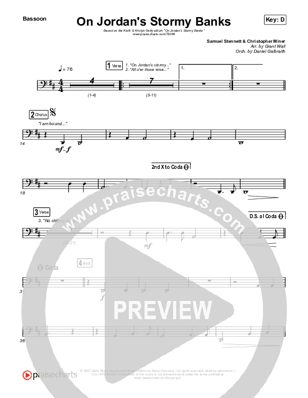 On Jordan's Stormy Banks Bassoon (Keith & Kristyn Getty)