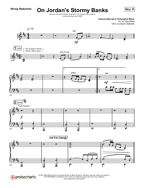 On Jordan's Stormy Banks String Reduction (Keith & Kristyn Getty)