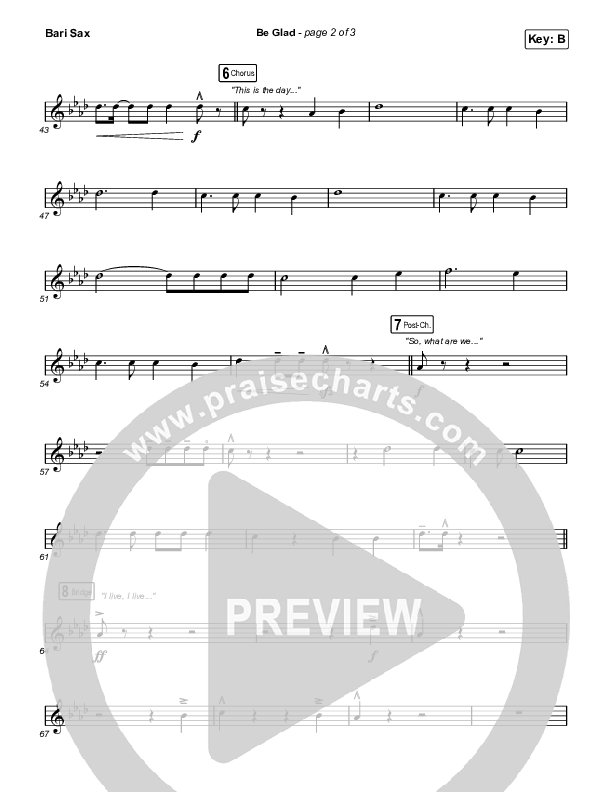 Be Glad Bari Sax (Cody Carnes)