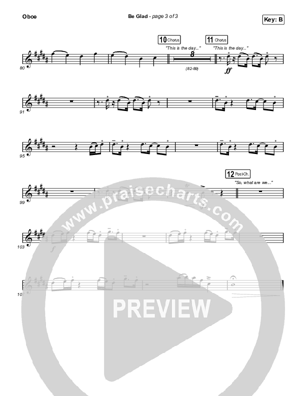 Be Glad Oboe (Cody Carnes)