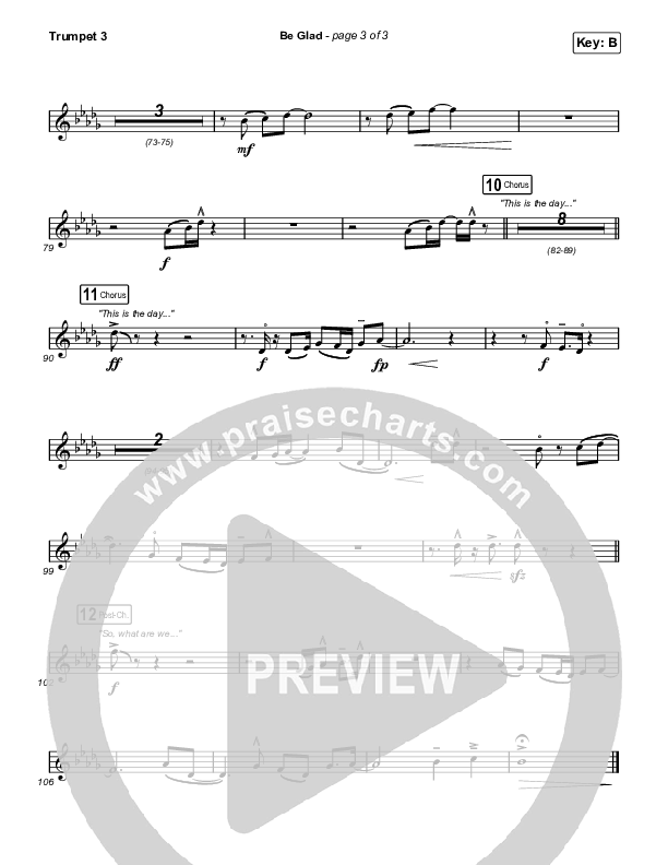 Be Glad Trumpet 3 (Cody Carnes)