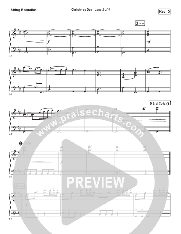 Christmas Day (Worship Choir SAB) String Reduction (Chris Tomlin / We The Kingdom / Arr. Luke Gambill)