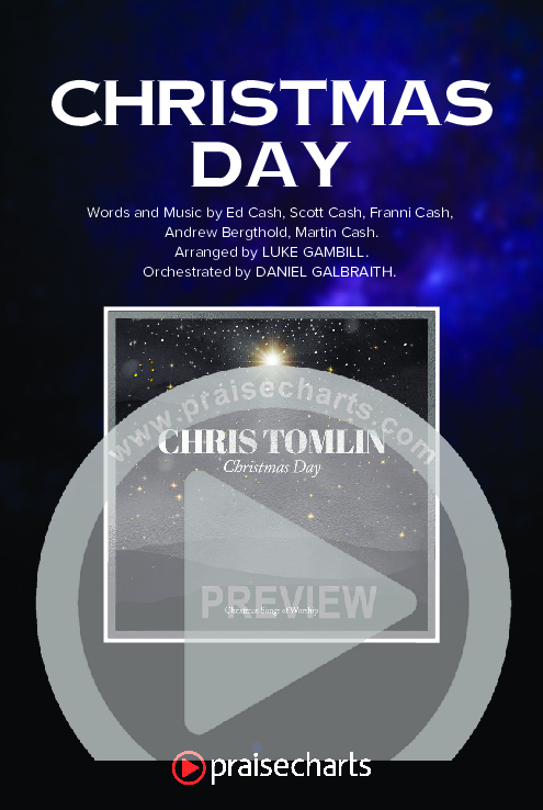 Christmas Day (Unison/2-Part Choir) Octavo Cover Sheet (Chris Tomlin / We The Kingdom / Arr. Luke Gambill)