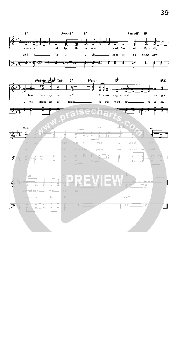 He's Gonna Touch Me Lead Sheet (The Steeles)