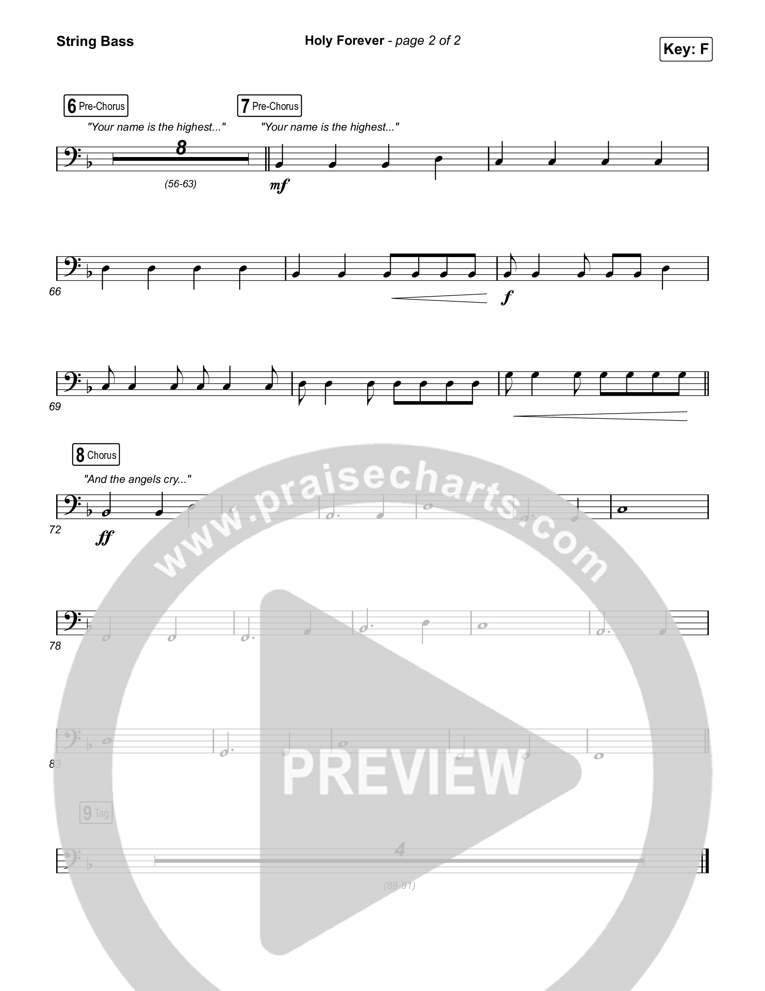 Holy Forever String Bass (Chris Tomlin)