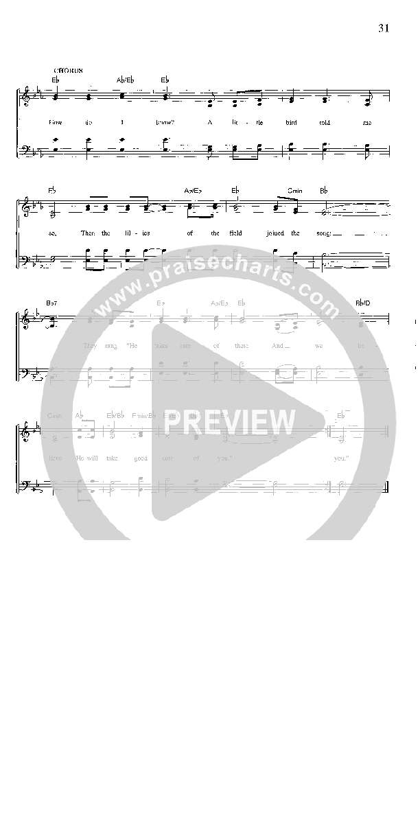 How Do I Know Lead Sheet (The Steeles)