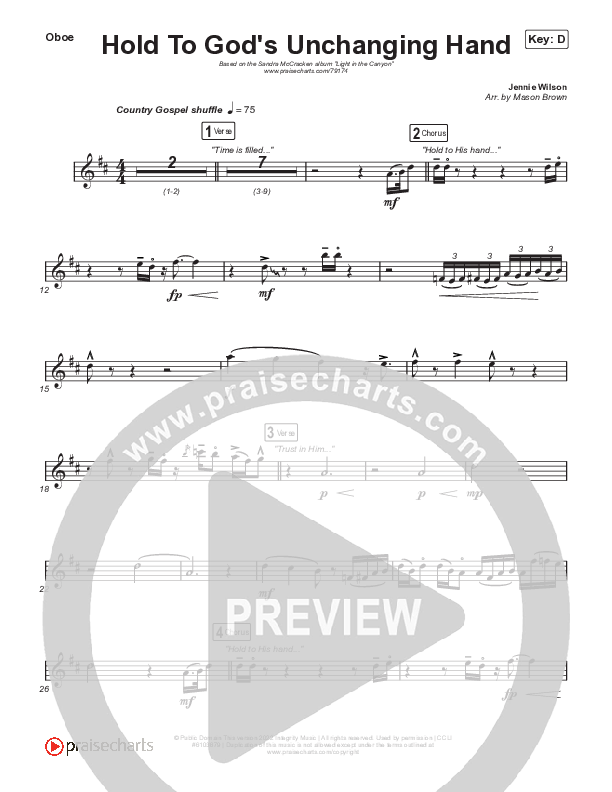 Hold To God’s Unchanging Hand Wind Pack (Sandra McCracken)