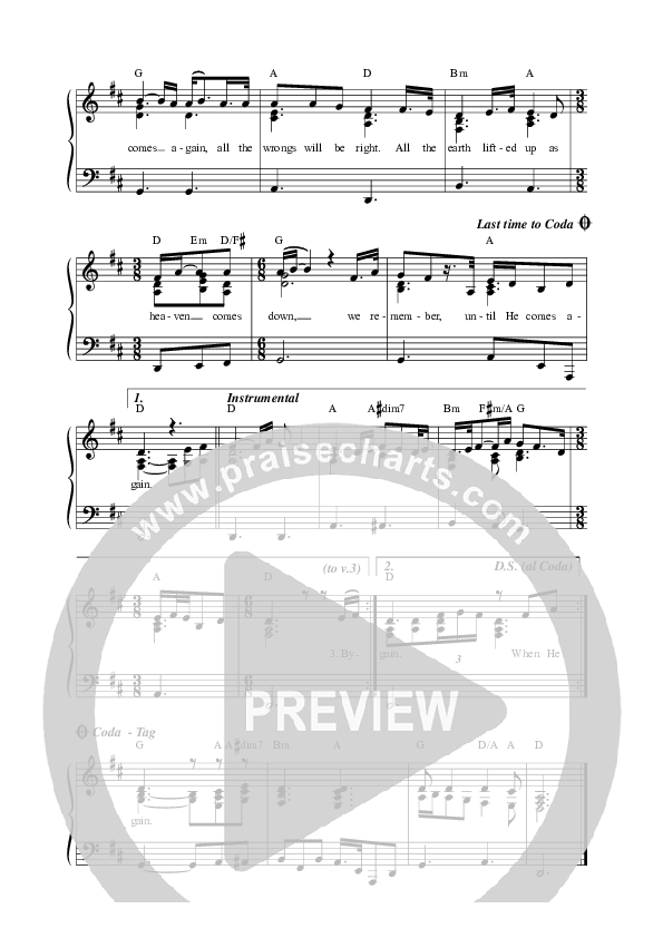 Until He Comes Lead Sheet (SAT) (Sandra McCracken / Andrew Osenga)