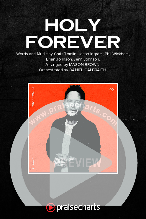 Holy Forever (Choral Anthem SATB) Octavo Cover Sheet (Chris Tomlin / Arr. Mason Brown)