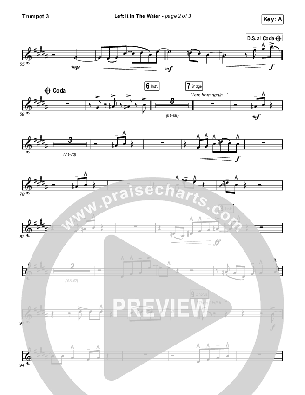 Left It In The Water Trumpet 3 (We The Kingdom)