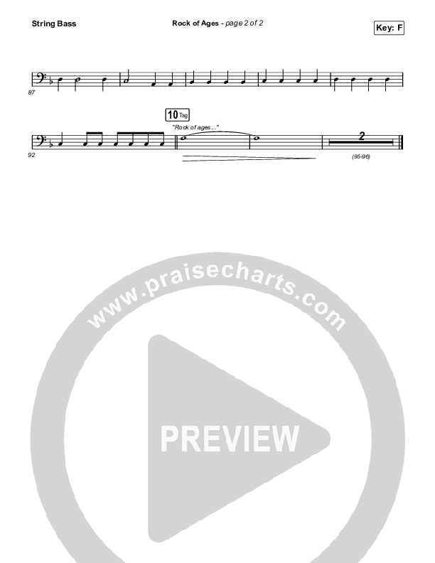 Rock Of Ages Double Bass (The Worship Initiative / Dinah Wright / Grace Tanner)