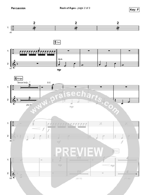 Rock Of Ages Percussion (The Worship Initiative / Dinah Wright / Grace Tanner)