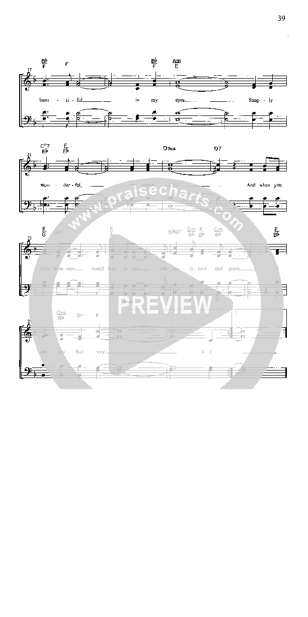 I See You That Way Lead Sheet (Gina Vera)