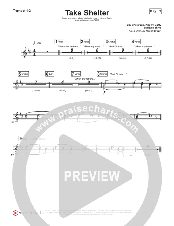 Take Shelter Trumpet 1,2 (Keith & Kristyn Getty / Skye Peterson)