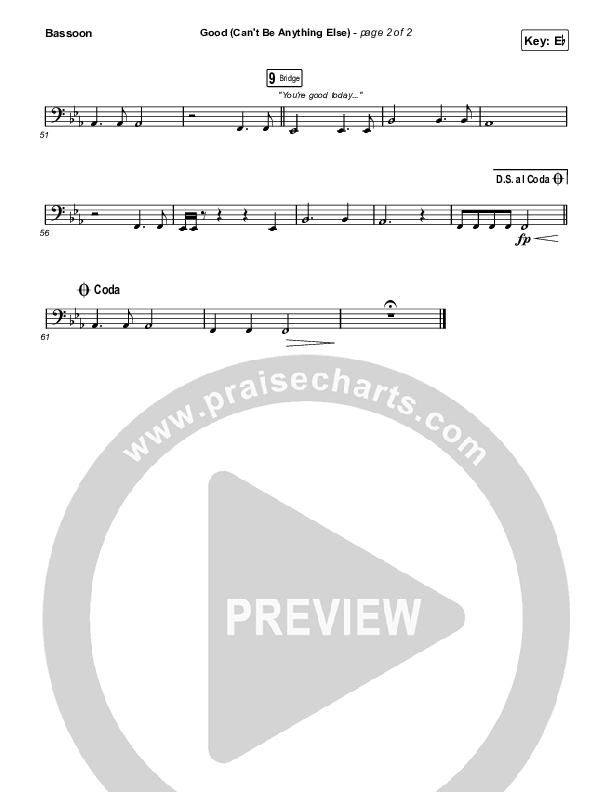 Good (Can't Be Anything Else) Bassoon (Cody Carnes)