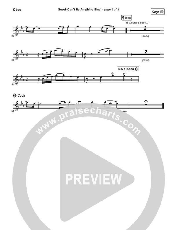 Good (Can't Be Anything Else) Oboe (Cody Carnes)