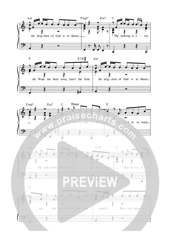 Bloom Lead Sheet (SAT) (Mitch Wong / Lindy Cofer)