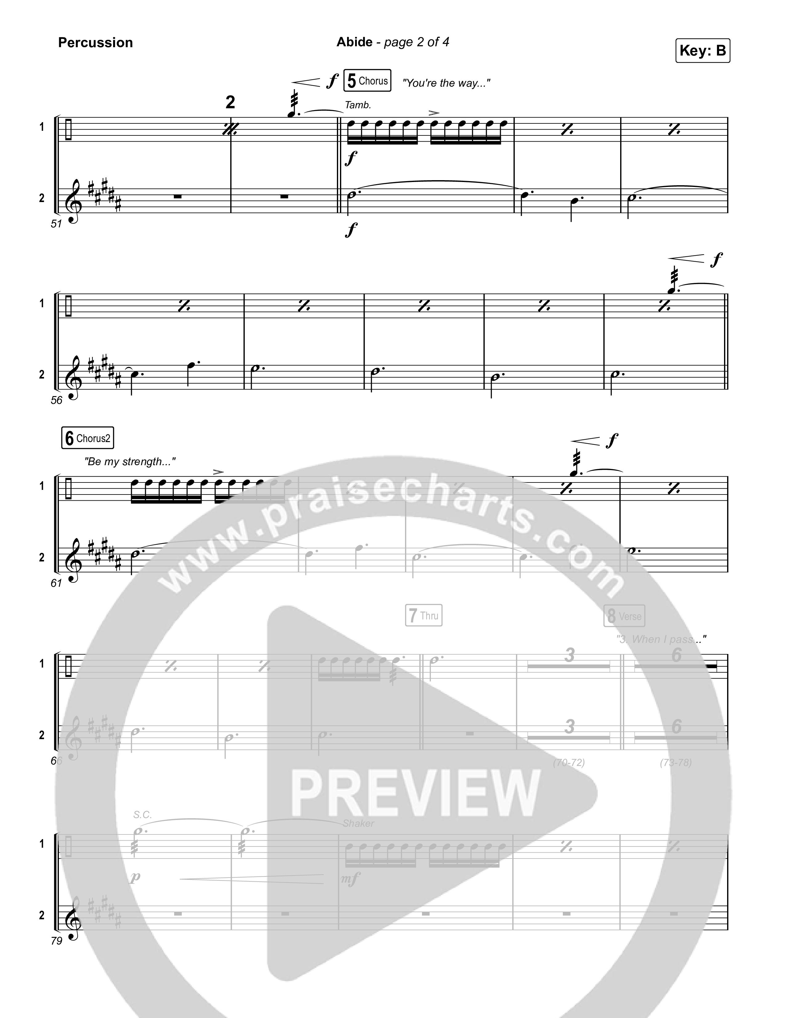 Abide (Live) Percussion (Aaron Williams / Aaron Keyes)