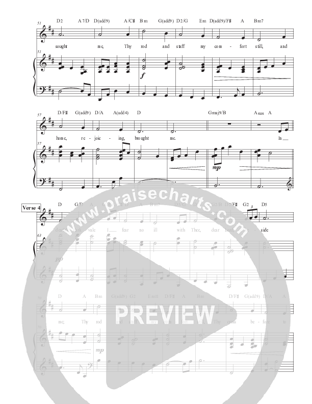 The King of Love (Psalm 23) (Live) Piano/Melody (Matt Merker)