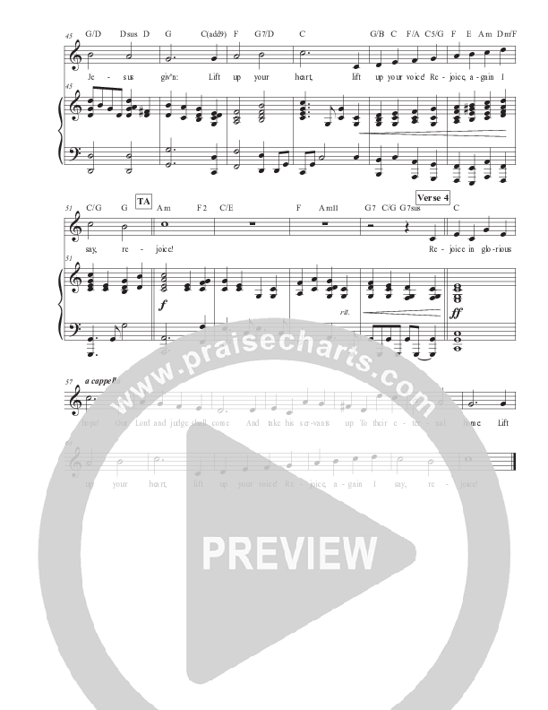 Rejoice The Lord Is King (Live) Piano/Melody (Matt Merker)