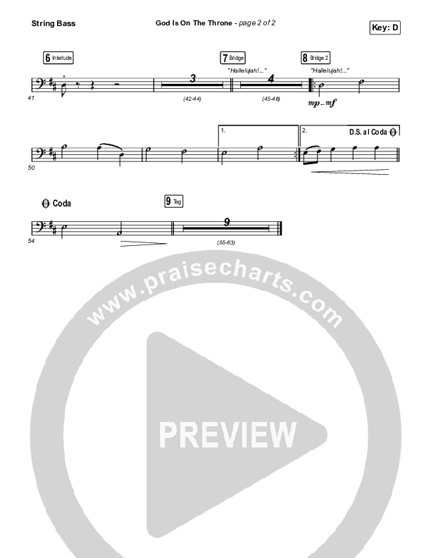 God Is On The Throne Double Bass (We The Kingdom)