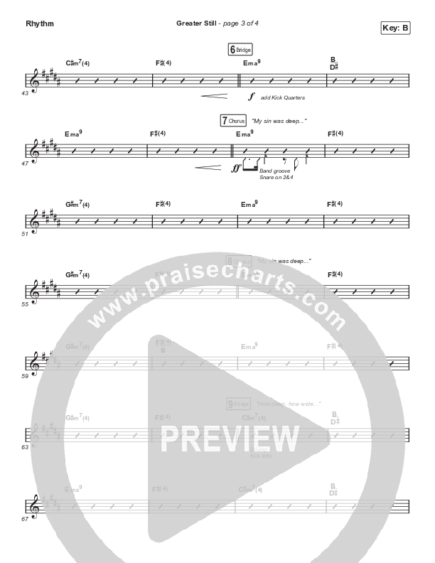 Greater Still Rhythm Pack (Brandon Lake / Essential Worship)