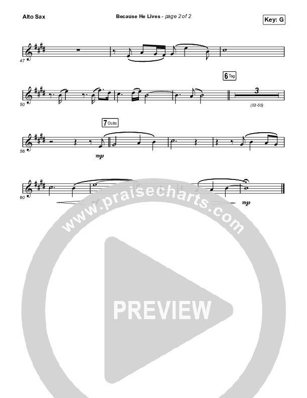 Because He Lives (Sing It Now SATB) Sax Pack (The Worship Initiative / John Marc Kohl / Arr. Luke Gambill / Arr. Mason Brown)