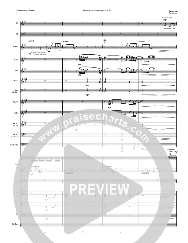 Because He Lives (Sing It Now SATB) Conductor's Score (The Worship Initiative / John Marc Kohl / Arr. Luke Gambill / Arr. Mason Brown)