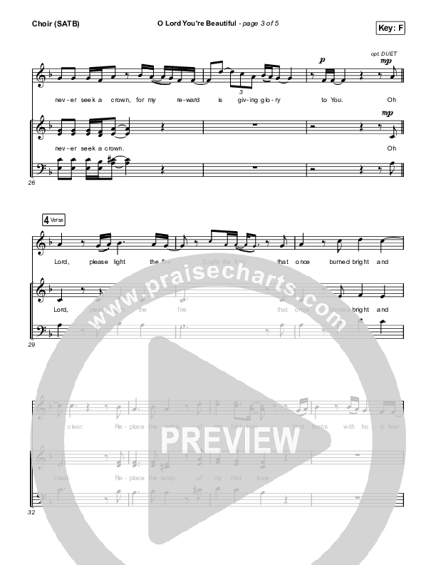 The Blessing (Choral Anthem SATB) Chords & Lyrics (Cody Carnes / Kari Jobe / Elevation Worship / Arr. Luke Gambill)