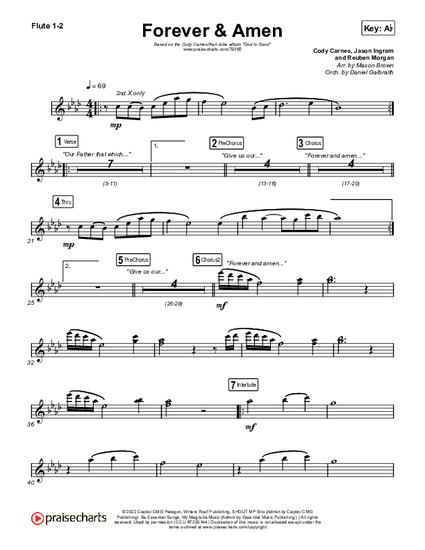 Forever & Amen (Live) Wind Pack (Cody Carnes / Kari Jobe)