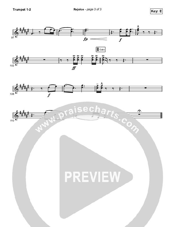 Rejoice Trumpet 1,2 (Keith & Kristyn Getty / Rend Collective)