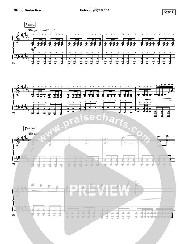 Behold String Reduction (Phil Wickham / Anne Wilson)