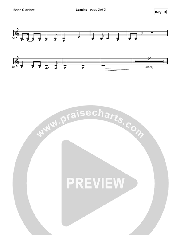 Leaning Bass Clarinet (Matt Maher / Lizzie Morgan)