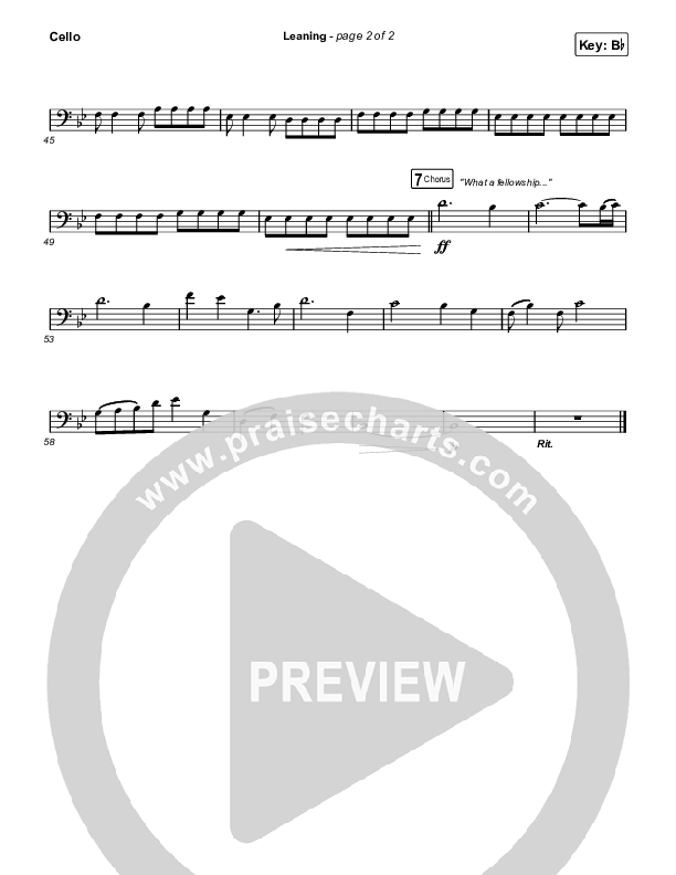 Leaning Cello (Matt Maher / Lizzie Morgan)