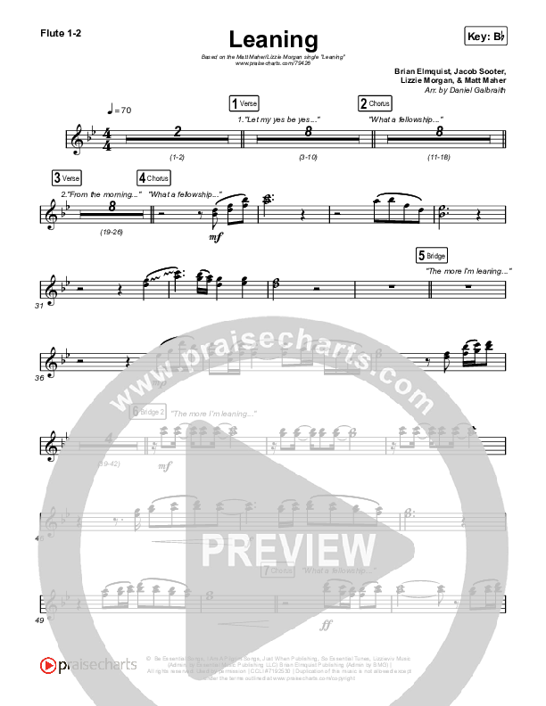 Leaning Flute 1,2 (Matt Maher / Lizzie Morgan)