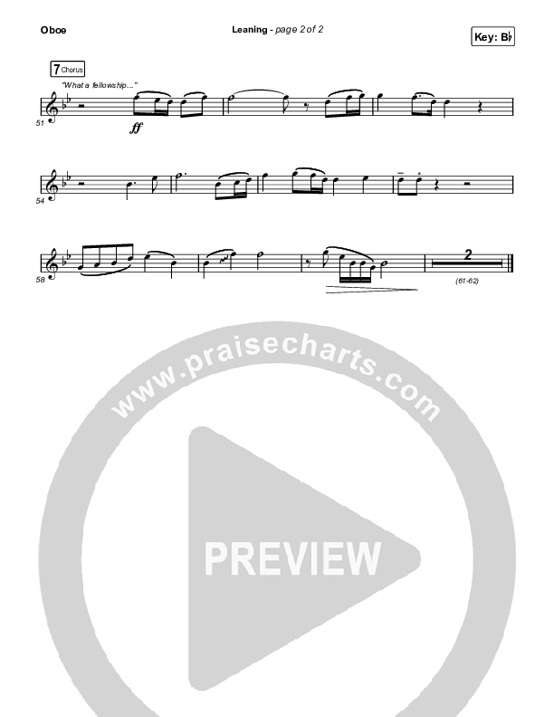 Leaning Oboe (Matt Maher / Lizzie Morgan)