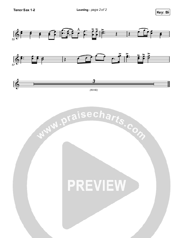 Leaning Tenor Sax 1,2 (Matt Maher / Lizzie Morgan)